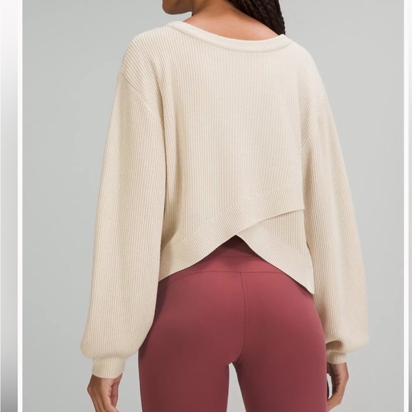 Lululemon Reversible Crossover Merino Wool Sweater - Picture 3 of 8